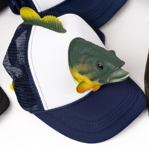 Men's 3D Fish Trucker Cap