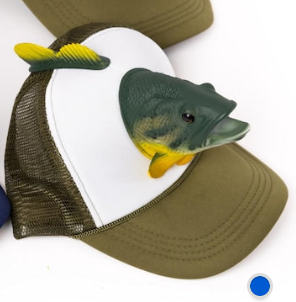 Men's 3D Fish Trucker Cap