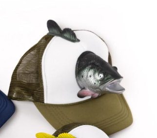 Men's 3D Fish Trucker Cap