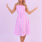 Barbie Plaid Pink Dress Set Movie Outfit