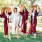 Custom Bridesmaids Beach Long Cover Ups - Long Sleeves - 