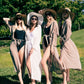 Custom Bridesmaids Beach Long Cover Ups - Long Sleeves - 