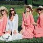 Custom Bridesmaids Beach Long Cover Ups - Long Sleeves - 