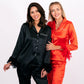 Custom Silky Pajamas with feather - L+L - women’s pajama