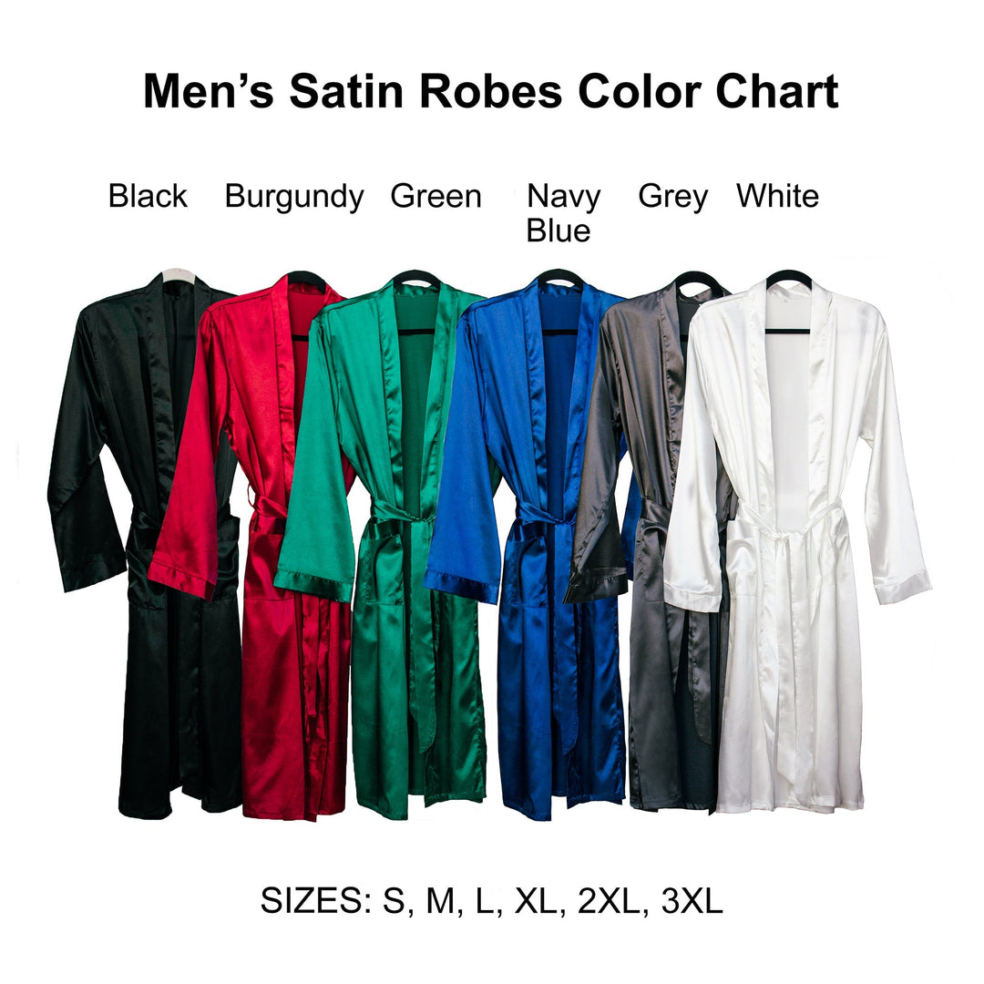 Custom Satin Men's Robes