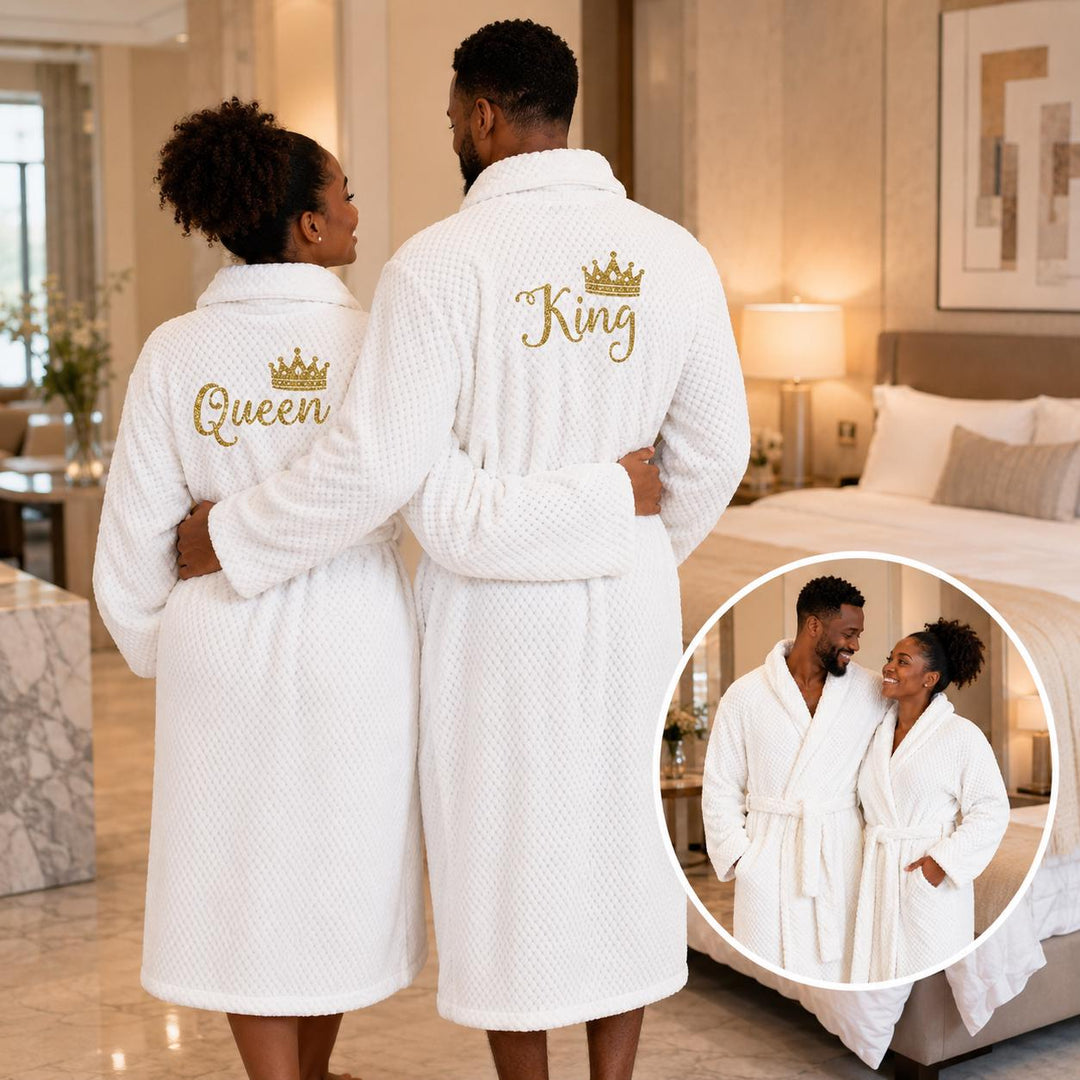 Personalized Bathrobe for Him and Her