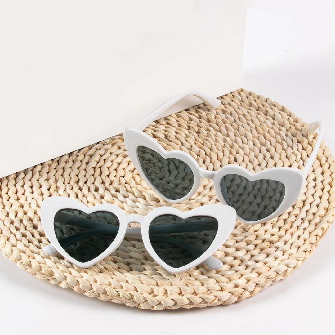 Kids Heart Sun Glasses Doll's Style