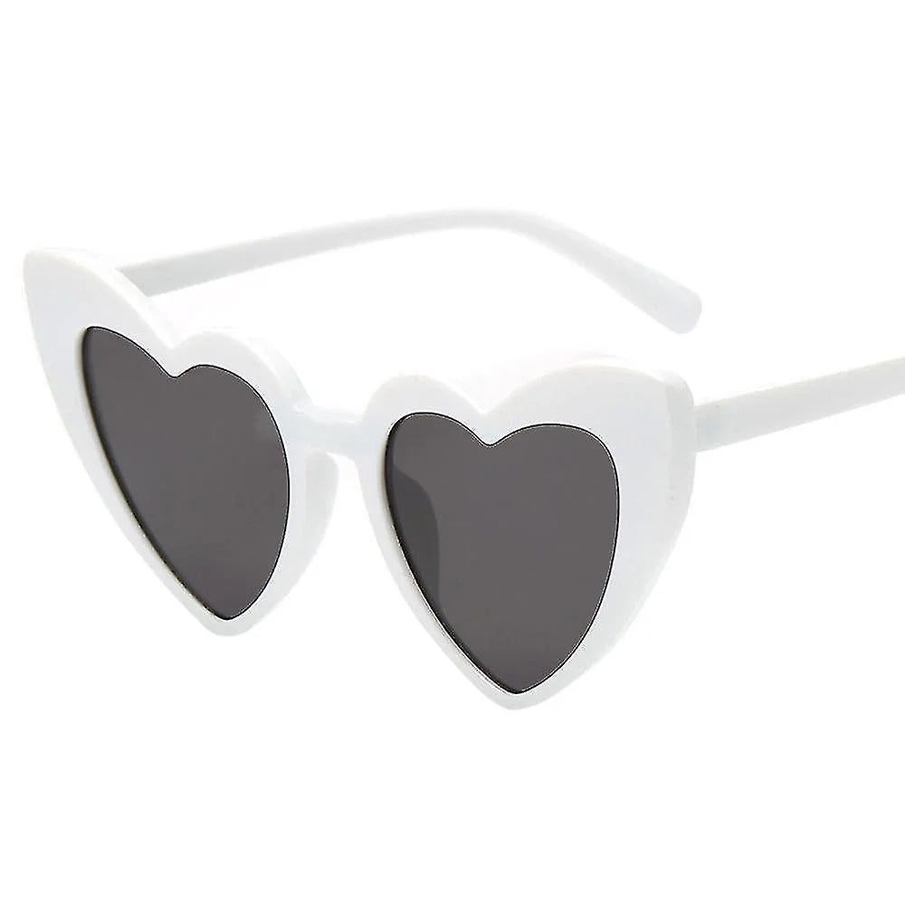 heart sun glasses barbie style white brb 369