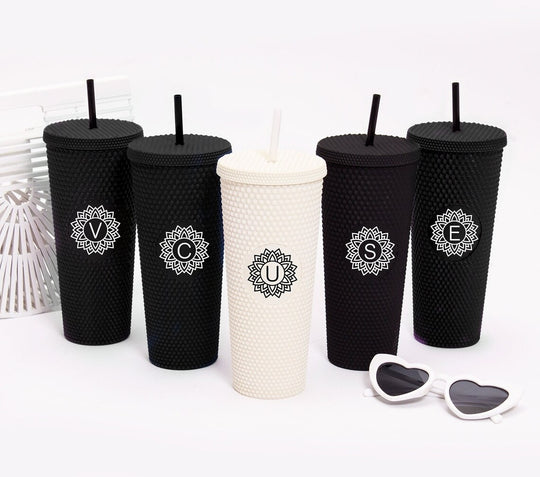 Custom Studded Tumblers for Bridesmaids