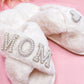Mom Fluffy Pearls Slippers - Gift for Mothers Day