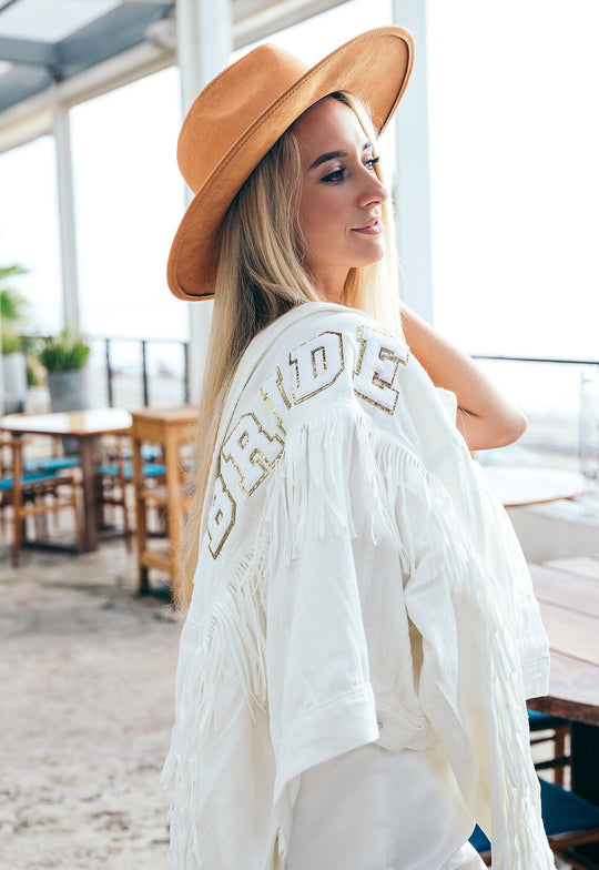 Custom White Cowgirl Jacket