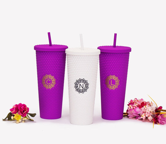 Custom Studded Tumblers for Bridesmaids