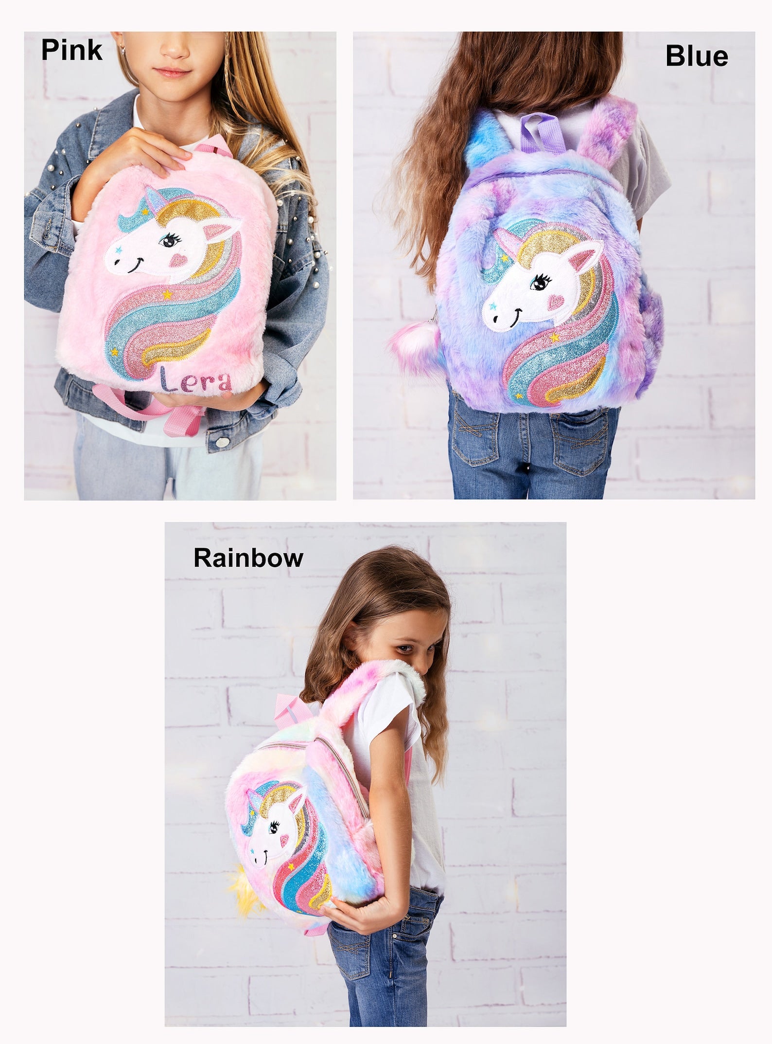 Custom on sale unicorn backpack