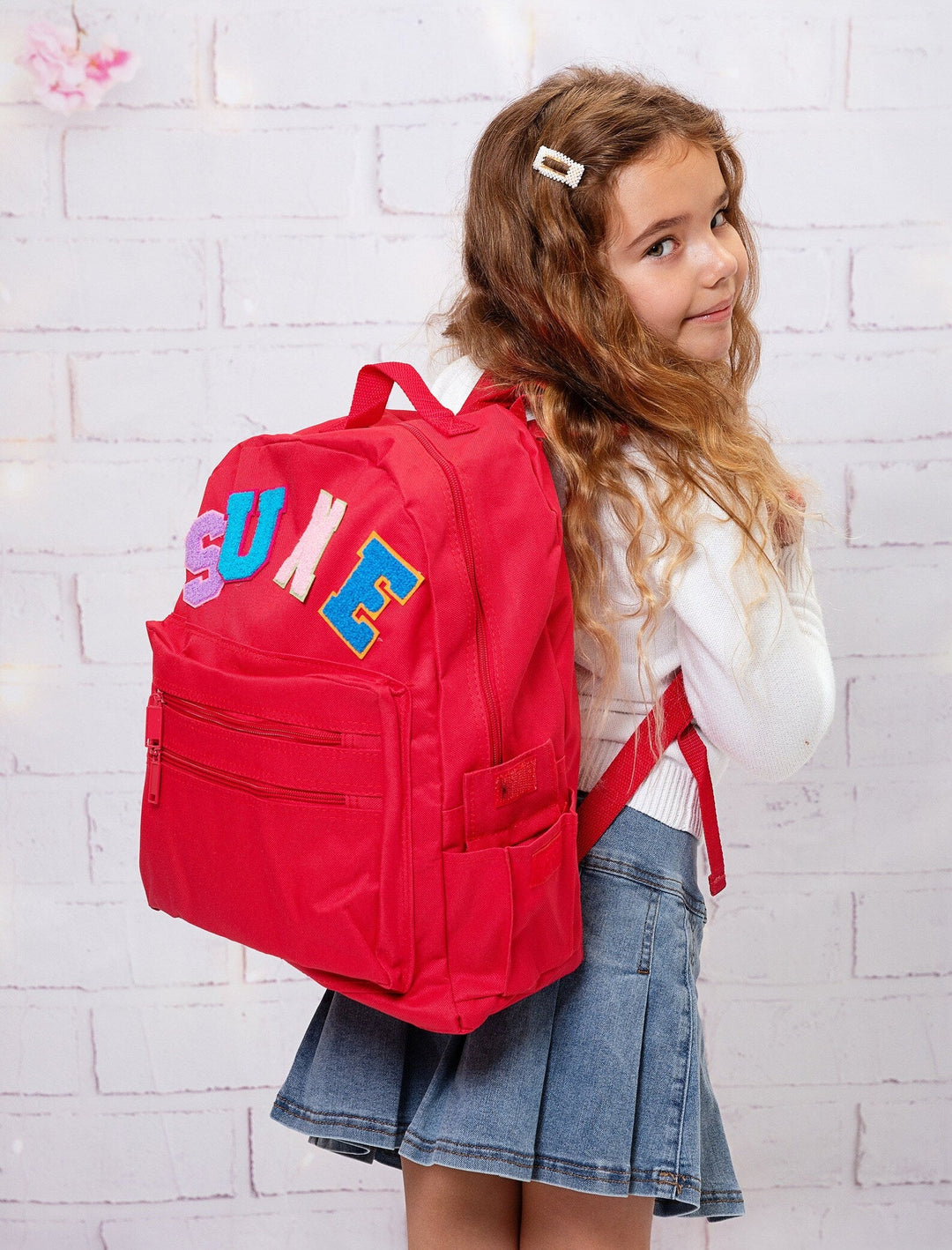 Custom Letter Patches Backpacks