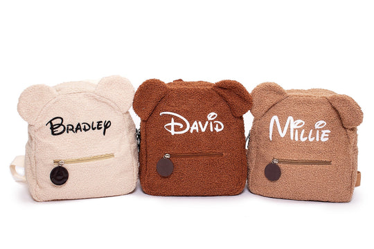 Personalized Teddy Bear Backpack Bag
