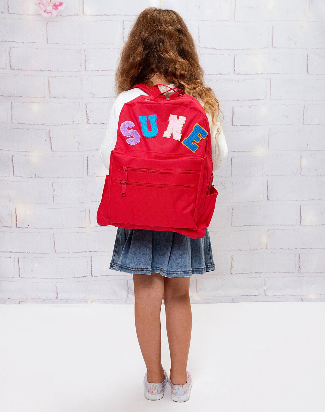 Custom Letter Patches Backpacks