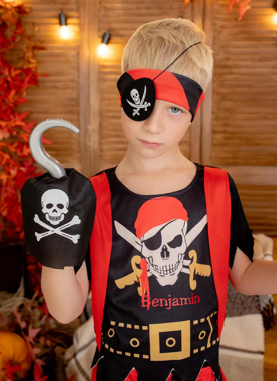 Title Kids Pirate Halloween Costume, Captain Jack Pirate Outfit for Boys