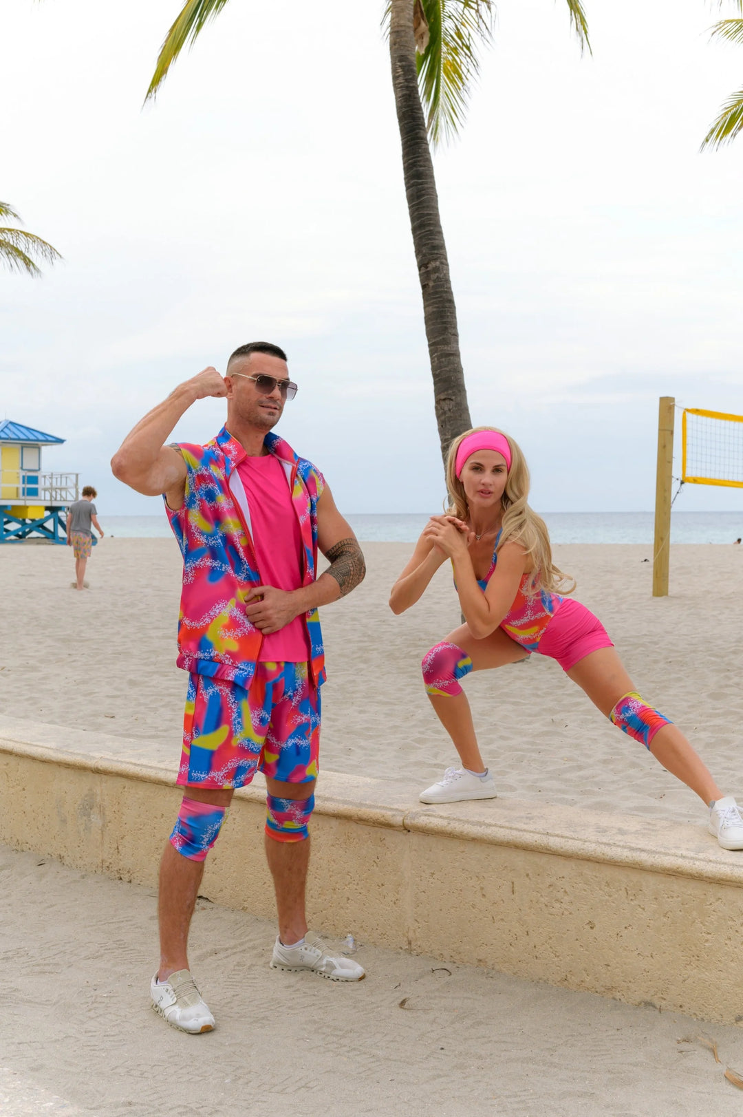 Ken and Barbie Workout Costumes Movie Rollerblade Outfit