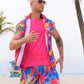 Ken Workout Costume Movie Rollerblade Outfit