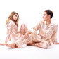 Matching Satin Pajama Sets for Couple Long Sleeves + Pants -