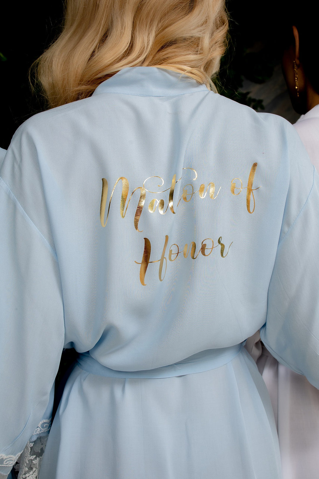 Personalized Cotton Lace Robes