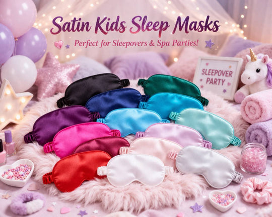 Kids Satin Personalized Sleep Masks