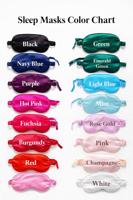 Kids Satin Personalized Sleep Masks