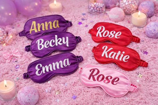 Kids Satin Personalized Sleep Masks