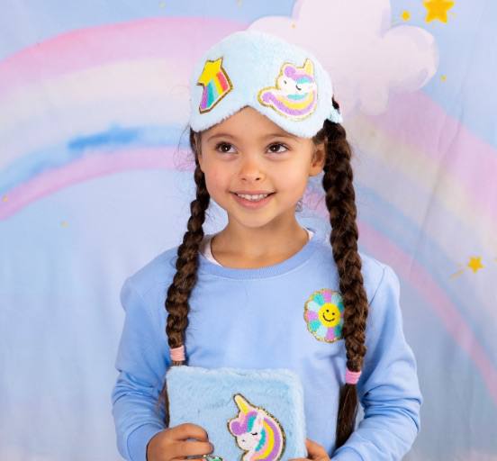 Kids Fluffy Unicorn Sleep Masks
