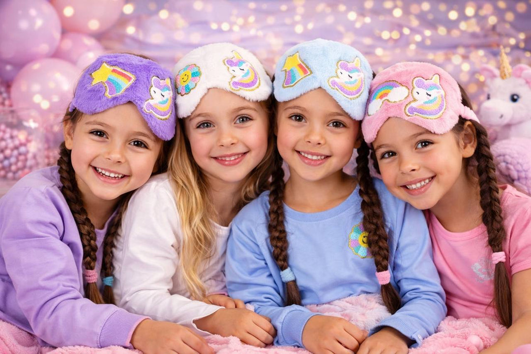 Kids Fluffy Unicorn Sleep Masks