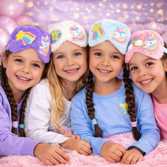 Kids Fluffy Unicorn Sleep Masks