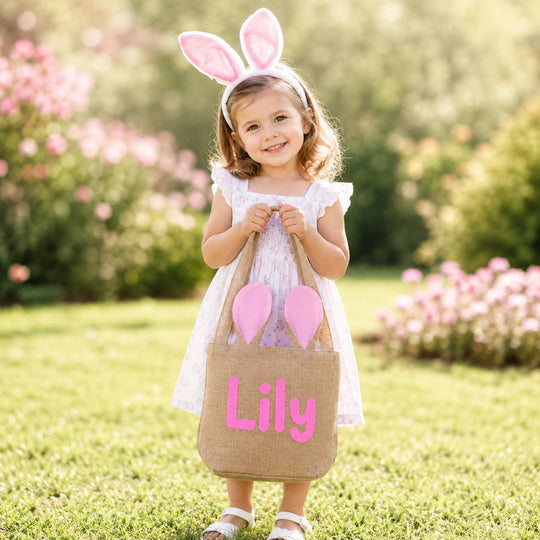 Personalized Easter Baskets for Eggs Hunting
