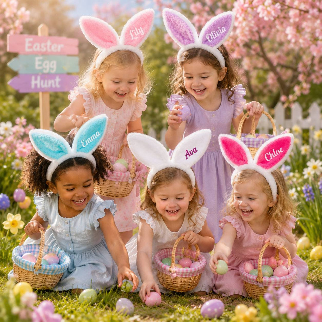 Personalized Easter Bunny Ears for Kids