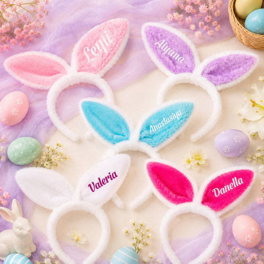 Personalized Easter Bunny Ears for Kids