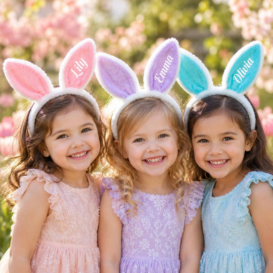 Personalized Easter Bunny Ears for Kids