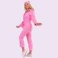 Pink Barbie One Piece Pajama Movie Outfit