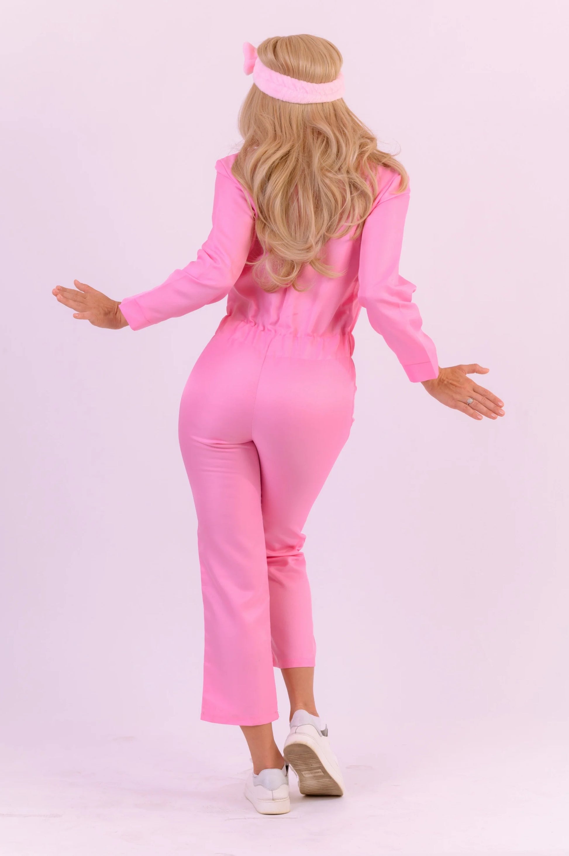 Pink Barbie One Piece Pajama Movie Outfit