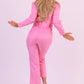Pink Barbie One Piece Pajama Movie Outfit