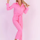 Pink Barbie One Piece Pajama Movie Outfit