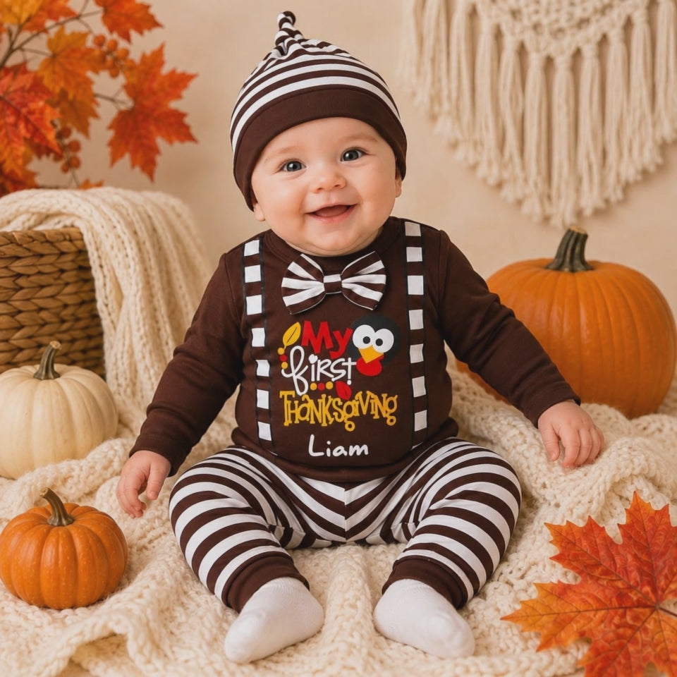 Thanksgiving Outfit Baby Boy