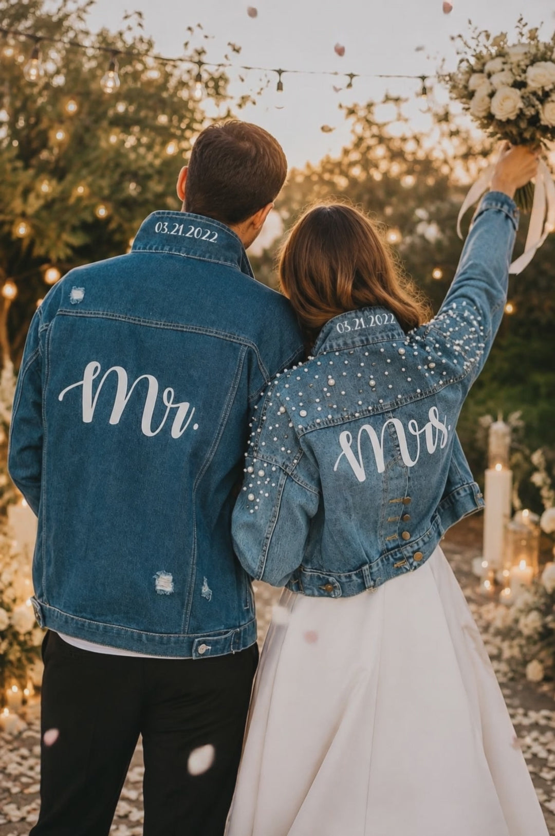 Mr and Mrs Jean Wedding Jackets