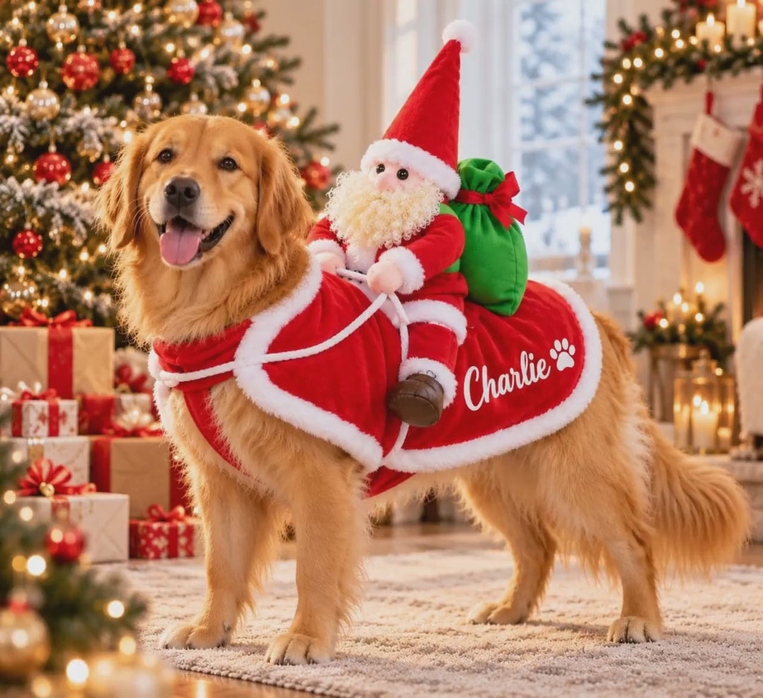 Personalized Dog Christmas Costume