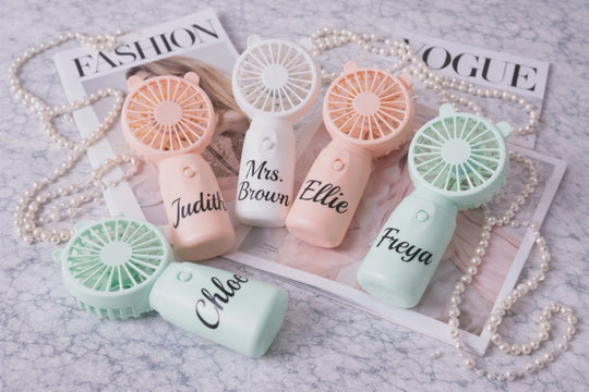 Personalized Mini Handheld Fans