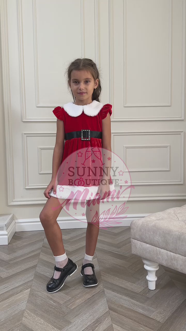 Santa Toddler Girl Dress