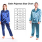 Satin Pajama Sets for Couple Short Sleeves + Pants