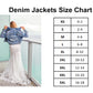 Mrs. Bridal Jean Jacket with date under the collar ( ivory/gold letters )