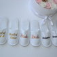 Bridal Shower Custom Closed Toe Slippers style1