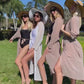 Custom Bridesmaids Beach Long Cover Ups - Long Sleeves
