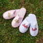 Bridal Shower Custom Closed Toe Slippers style1
