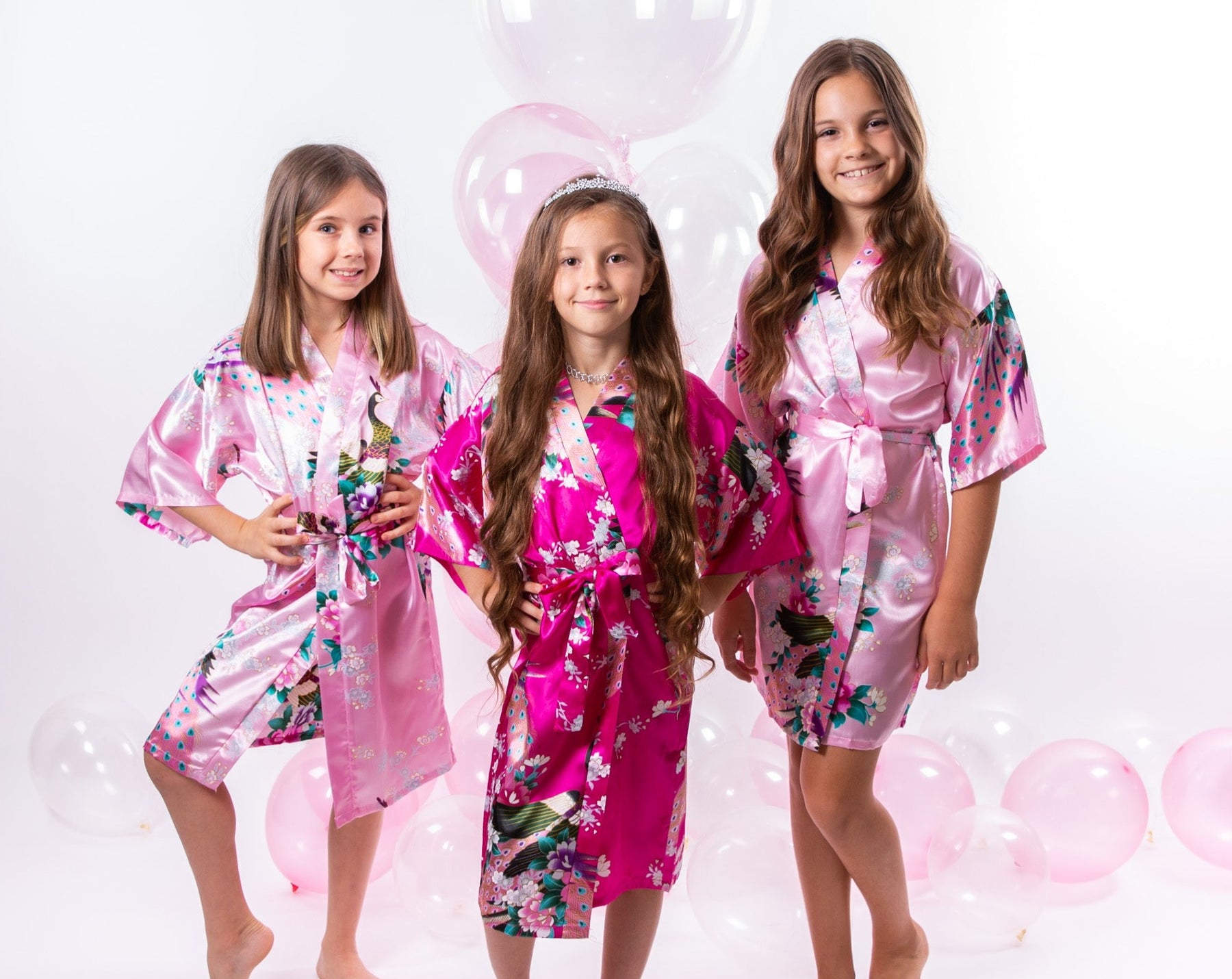 Set of 12 Floral Kids Robes, Kimono Robe for girl , Flower Girl Robe, Satin  robe, customized robe, Birthday Gift, Matching Satin robes – Sunny Boutique  Miami